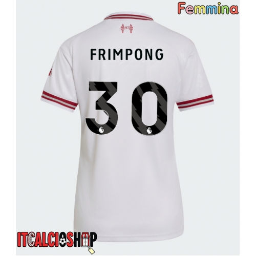 Liverpool Jeremie Frimpong #30 Seconda Maglia Femmina 2026-27 Manica Corta